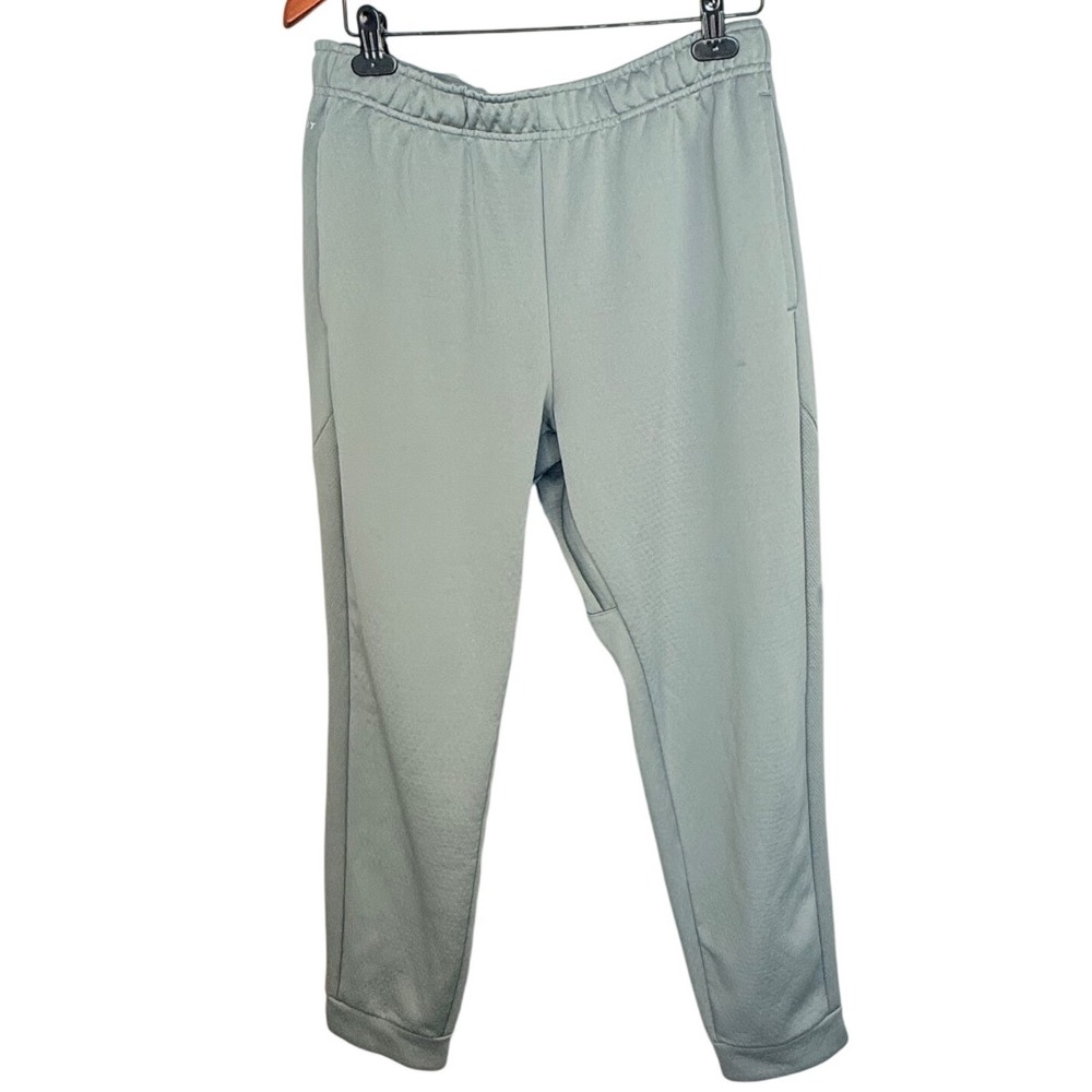 Nike Therma-FIT Mens Joggers Sage Green Training Pants Gold‎ Swoosh Large